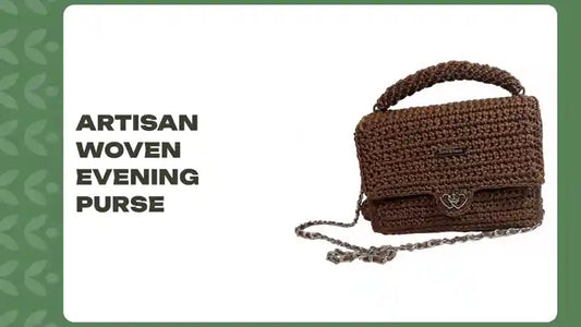 Artisan Woven Evening Purse by@Outfy