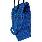 Sapphire Stitch Handmade Crochet Trapezoid Bag