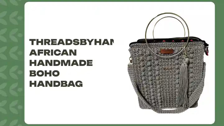 ThreadsByHannah African Handmade Boho Handbag by@Outfy